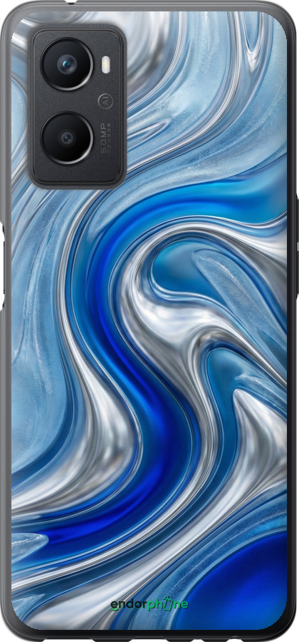 Силиконовый чехол Liquid Chrome для Oppo A96 - 6781u-2598 изображение 