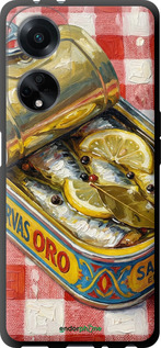 TPU чехол Vintage Sardine Tin Phone для Oppo A98 - 6772b-3115 изображение 