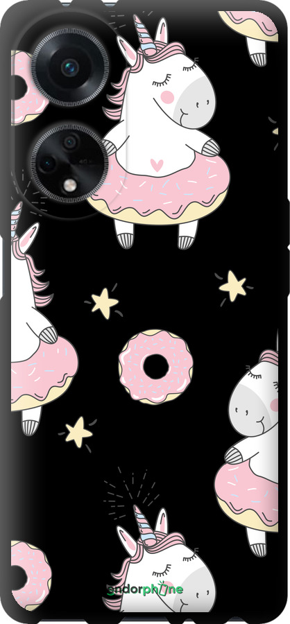 TPU чехол Единорожки для Oppo A98 - 4659b-3115 изображение 