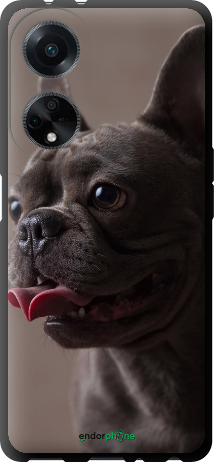 TPU чехол Милый бульдог для Oppo A98 - 5546b-3115 изображение 
