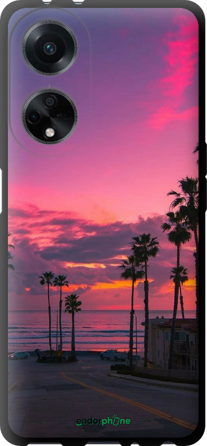 TPU чехол Пальмы для Oppo A98 - 5873b-3115 изображение 