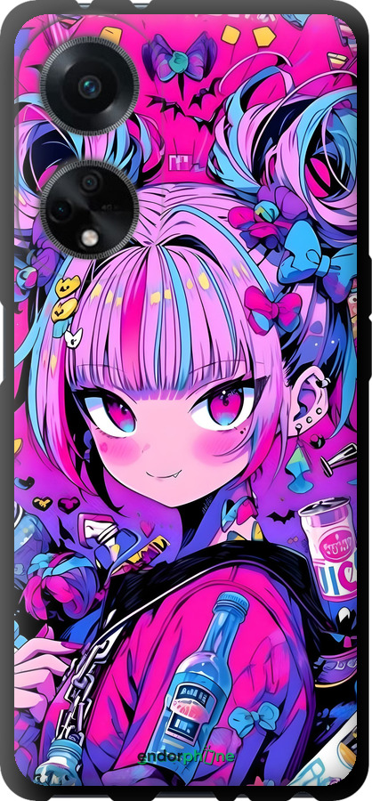 TPU чехол Аніме мілаха для Oppo A98 - 6314b-3115 изображение 
