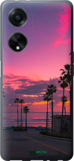 Силиконовый чехол Пальмы для Oppo A98 - 5873u-3115 изображение 
