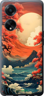 Силиконовый чехол Природа японии для Oppo A98 - 6327u-3115 изображение 