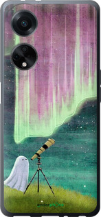 Силиконовый чехол Привидение и звезды для Oppo A98 - 6443u-3115 изображение 
