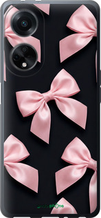 Силиконовый чехол 'Coquette Ribbons Dark Coquette' для Oppo A98 изображение 1