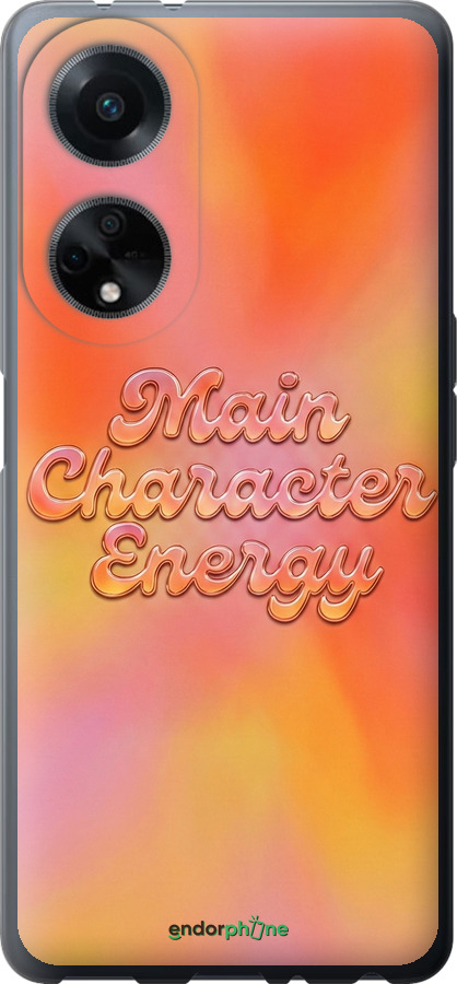 Силиконовый чехол Aura Gradient Main Character Energy Aesthetic Y2K для Oppo A98 - 6783u-3115 изображение 