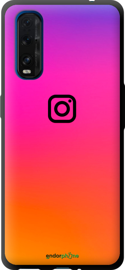 TPU чехол Instagram для Oppo Find X2 - 4273b-1891 изображение 