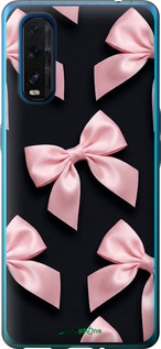 Силиконовый чехол 'Coquette Ribbons Dark Coquette' для Oppo Find X2 изображение 1