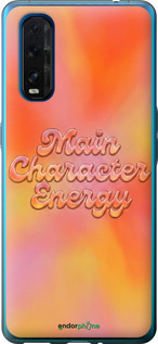 Силиконовый чехол 'Aura Gradient Main Character Energy Aesthetic Y2K' для Oppo Find X2 изображение 5