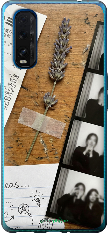 Силиконовый чехол Aesthetic Scrapbook Collage для Oppo Find X2 - 6773u-1891 изображение 