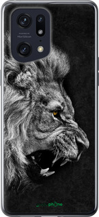 Силіконовий чехол Лев для Oppo Find X5 Pro - 1080u-2603 изображение 