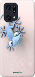 Силиконовый чехол Геккончик для Oppo Find X5 Pro - 1094u-2603 изображение 