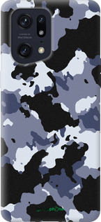 Силиконовый чехол Камуфляж v4 для Oppo Find X5 Pro - 1182u-2603 изображение 