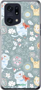 Силіконовий чехол Кошенята v3 для Oppo Find X5 Pro - 1223u-2603 изображение 