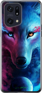 Силиконовый чехол Арт-волк для Oppo Find X5 Pro - 3999u-2603 изображение 