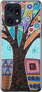 Силиконовый чехол Арт-дерево для Oppo Find X5 Pro - 4008u-2603 изображение 