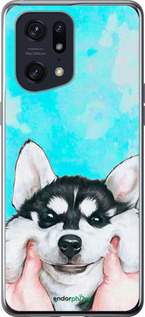 Силиконовый чехол Улыбнись для Oppo Find X5 Pro - 4276u-2603 изображение 