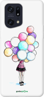 Силиконовый чехол Шарики для Oppo Find X5 Pro - 4387u-2603 изображение 