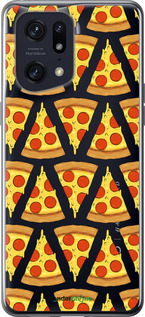 Силиконовый чехол Пицца для Oppo Find X5 Pro - 4408u-2603 изображение 