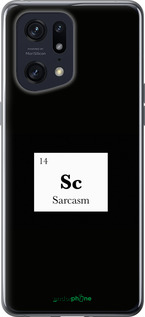 Силиконовый чехол Сарказм для Oppo Find X5 Pro - 4501u-2603 изображение 