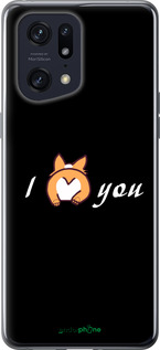 Силиконовый чехол Люблю для Oppo Find X5 Pro - 4586u-2603 изображение 