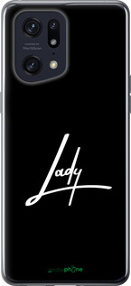Силіконовий чехол Lady 2 для Oppo Find X5 Pro - 4867u-2603 изображение 