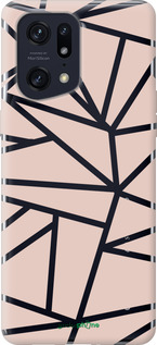 Силиконовый чехол Абстракция 2 для Oppo Find X5 Pro - 4872u-2603 изображение 