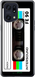 Силиконовый чехол Кассета с90 для Oppo Find X5 Pro - 4894u-2603 изображение 