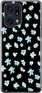 Силиконовый чехол Цветочный для Oppo Find X5 Pro - 4900u-2603 изображение 