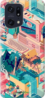 Силиконовый чехол № 5393 для Oppo Find X5 Pro - 5393u-2603 изображение 