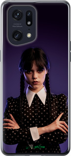 Силиконовый чехол Wednesday v3 для Oppo Find X5 Pro - 5517u-2603 изображение 