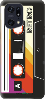 Силиконовый чехол Кассета с90 v4 для Oppo Find X5 Pro - 5532u-2603 изображение 