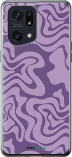 Силиконовый чехол Абстрактный узор v2 для Oppo Find X5 Pro - 5572u-2603 изображение 