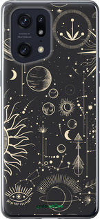 Силиконовый чехол Фаза луны для Oppo Find X5 Pro - 5605u-2603 изображение 