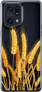 Силиконовый чехол Колоски пшеници для Oppo Find X5 Pro - 5866u-2603 изображение 