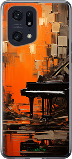 Силиконовый чехол Чехол для телефона Оранжевый Рояль для Oppo Find X5 Pro - 5937u-2603 изображение 