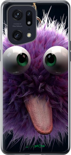 Силиконовый чехол Пушистик для Oppo Find X5 Pro - 6017u-2603 изображение 