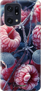 Силиконовый чехол Морозные ягоды для Oppo Find X5 Pro - 6033u-2603 изображение 