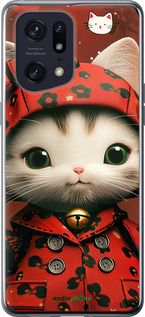 Силиконовый чехол Sweet Hello Kitty для Oppo Find X5 Pro - 6035u-2603 изображение 