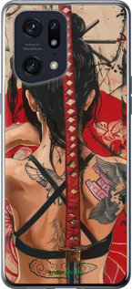 Силиконовый чехол Тайна катаны для Oppo Find X5 Pro - 6074u-2603 изображение 