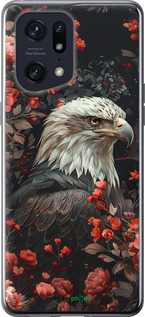 Силиконовый чехол Цветочный страж для Oppo Find X5 Pro - 6102u-2603 изображение 