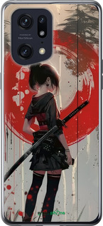Силиконовый чехол Сумерки воина: Танец с катаной для Oppo Find X5 Pro - 6123u-2603 изображение 
