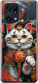 Силиконовый чехол China Cat v2 для Oppo Find X5 Pro - 6135u-2603 изображение 