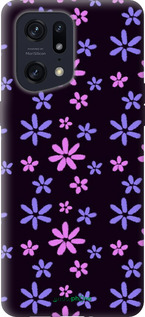 Силиконовый чехол с  цветами для Oppo Find X5 Pro - 6258u-2603 изображение 
