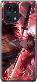 Силиконовый чехол Аниме воин для Oppo Find X5 Pro - 6281u-2603 изображение 