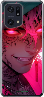 Силиконовый чехол Аниме демон 3 для Oppo Find X5 Pro - 6313u-2603 изображение 