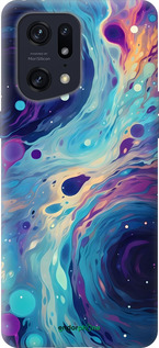 Силиконовый чехол Арт акварель для Oppo Find X5 Pro - 6329u-2603 изображение 