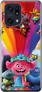 Силиконовый чехол Троли для Oppo Find X5 Pro - 6343u-2603 изображение 