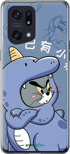 Силиконовый чехол Том и джерри 1 для Oppo Find X5 Pro - 6358u-2603 изображение 